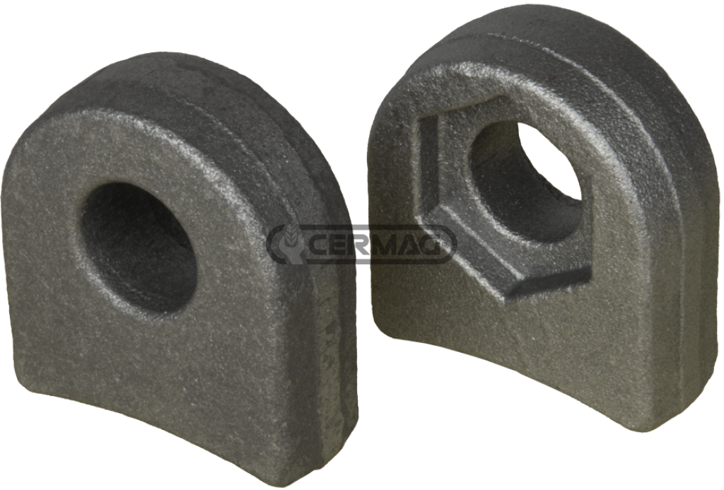Supporto mazza per trincia  Diametro del foro 18.5 mm ( 2 pz )