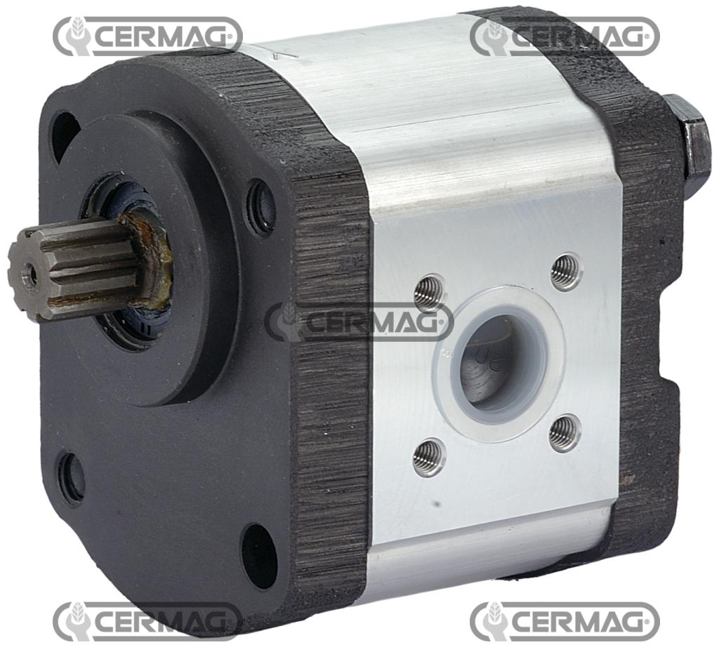 Pompa ad ingranaggi GRUPPO 2  Cilindrata 12 cm  Albero 17x14 - Z.9  Rotazione Sinistra per same